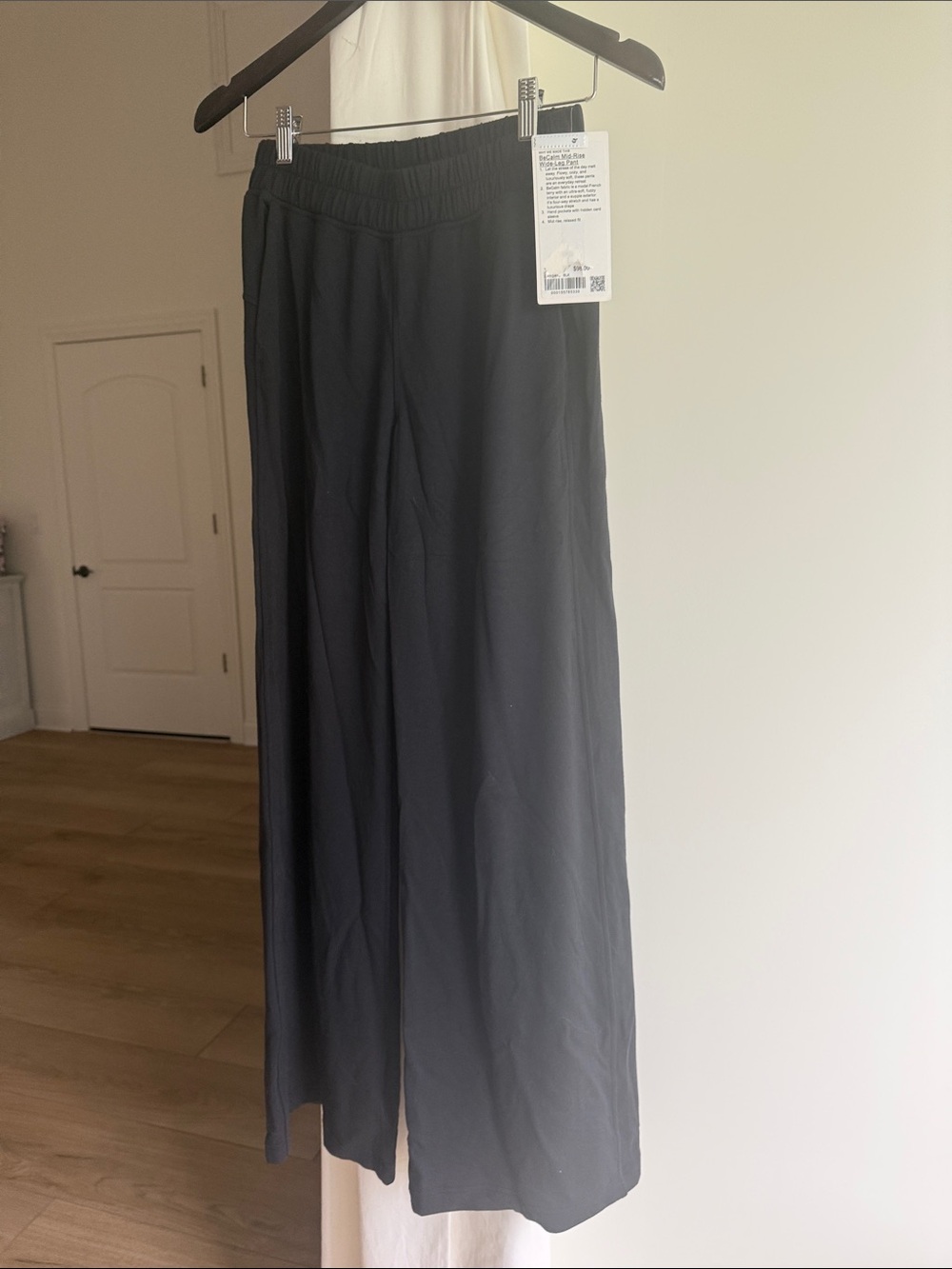 lululemon athletica Black Wide-Leg Sweatpants NWT